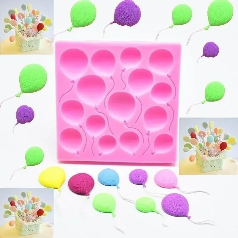 Creative Design Diy Silicone Balloons Molds Handmake Cake Chocolate Decorating Mold Kitchen Baking Tools Household Accessories