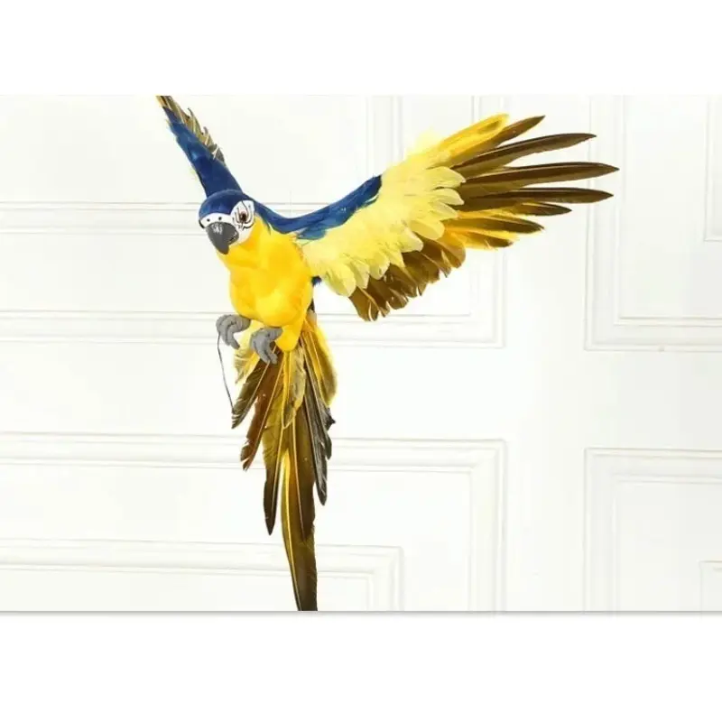 Simulation Parrot Bird Home Decoration Simulation Bird Lifelike Parrot Garden Cute Outdoor Pond Decoration
