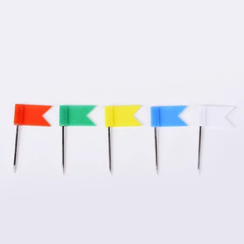 20pcs/set Flag Thumbtack Nail Pushpin Cork Board Map Drawing Tacks for Home Office School Stationery Supplies