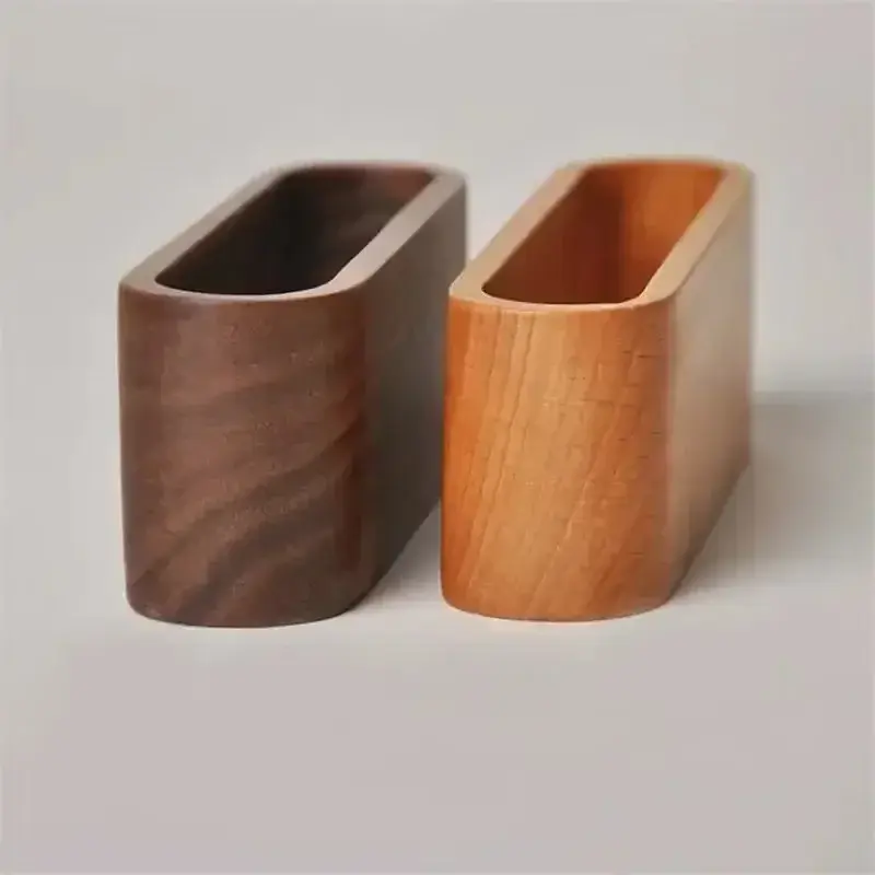 Desktop Accessories Storage Box Wooden Business Card Holder Note Holder Display Rack Card Holder Office Supplies Stationery
