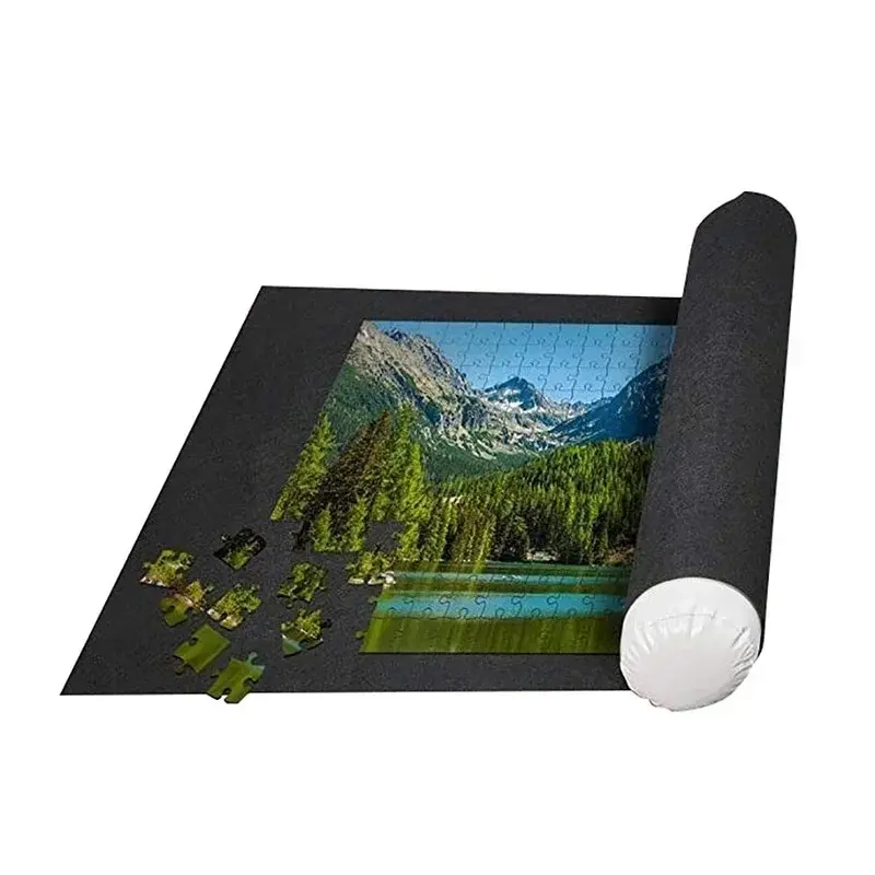 Protector Holds Up To 1500-3000 Pieces Jigsaw Puzzle Mat Roll Up Jigsaw Rug Jigsaw Storage Felt Mat Jigsaw Rug