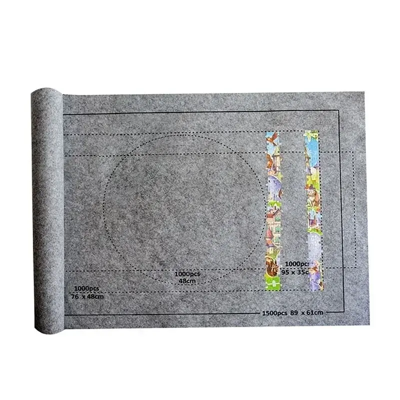 Protector Holds Up To 1500-3000 Pieces Jigsaw Puzzle Mat Roll Up Jigsaw Rug Jigsaw Storage Felt Mat Jigsaw Rug