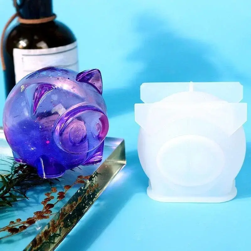 DIY Epoxy Mold Pig Decoration Silicone Mold Epoxy Resin Mold Home Decoration Mold