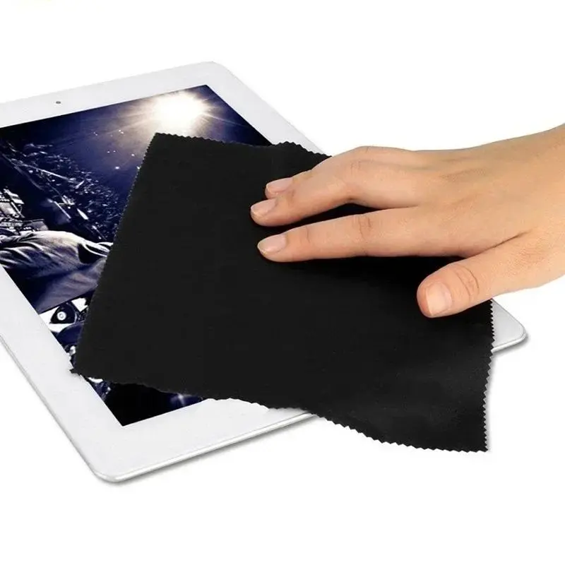 10Pcs Smooth Lint Free Glasses Lens Cleaning Cloth Sunglasses Glass Tabletop Cups Scratch Frees Clean Products Portable Reusable