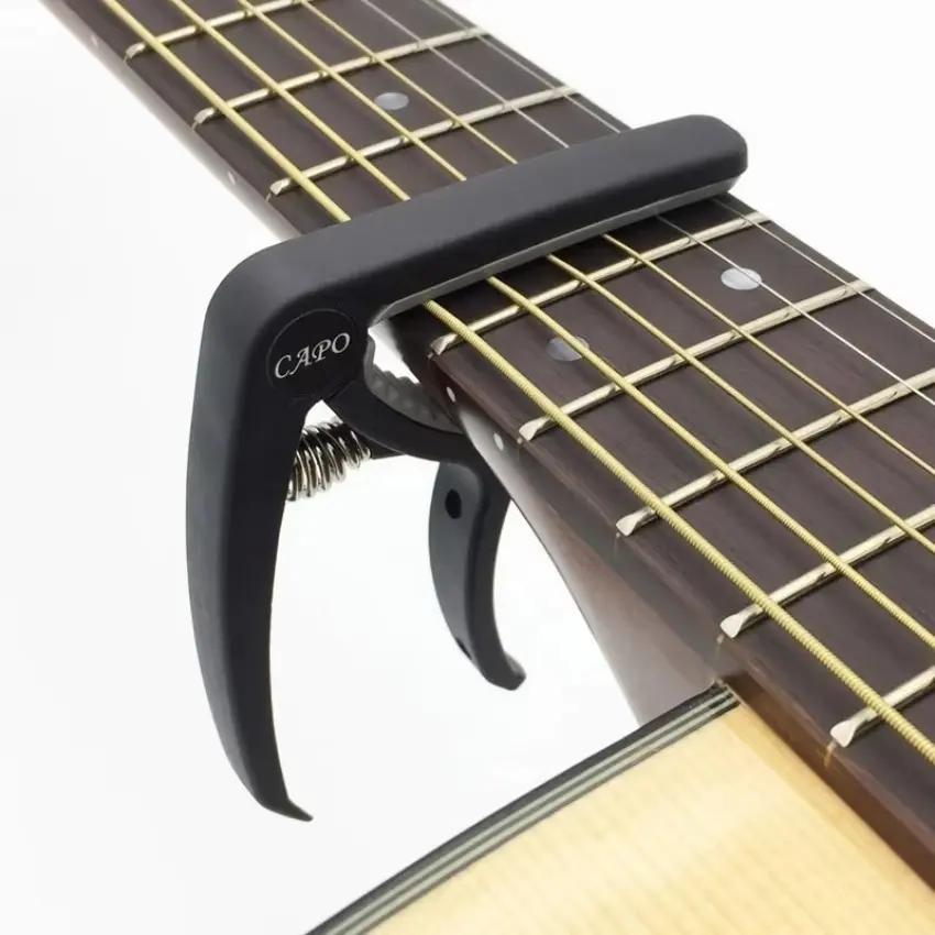New Tuning Clamp Musical Instrument Accessories Electric Guitar Plastic Guitar Capo 6 String Acoustic Classic Electric Guitarra