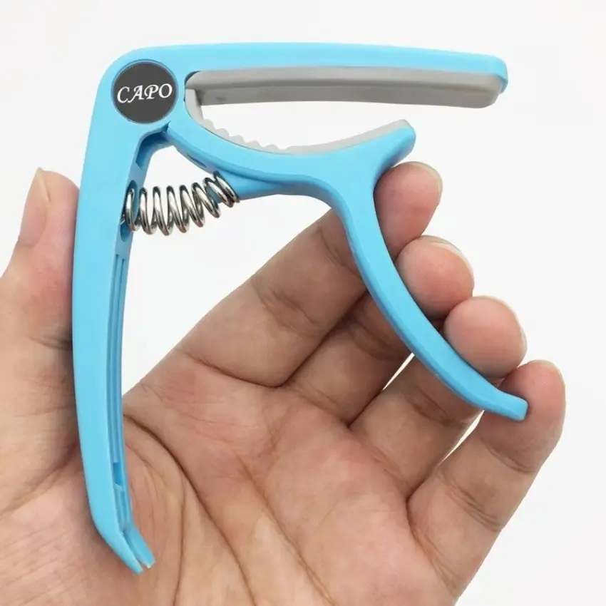 New Tuning Clamp Musical Instrument Accessories Electric Guitar Plastic Guitar Capo 6 String Acoustic Classic Electric Guitarra