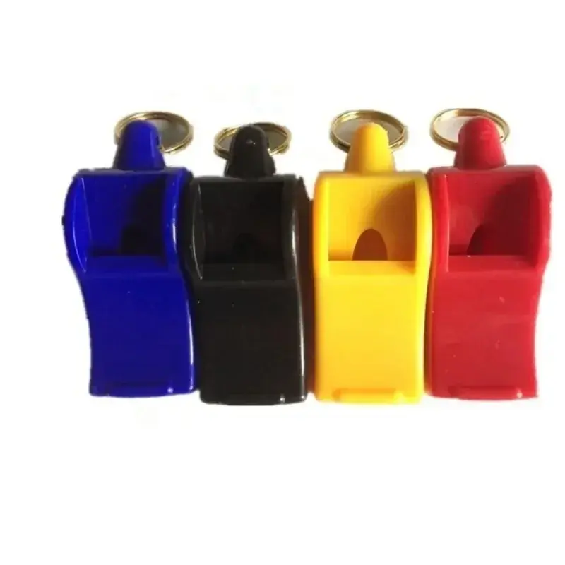 5 Pack Plastic Football Basketball Hockey Sports Classic Referee Whistle Survival Outdoor