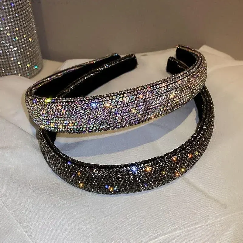 Fashion Design Women Headwear Versatile Trend Silver Color Hairbands Ladies Hair Accessories Gift Pretty Shiny Fariy Hair Band
