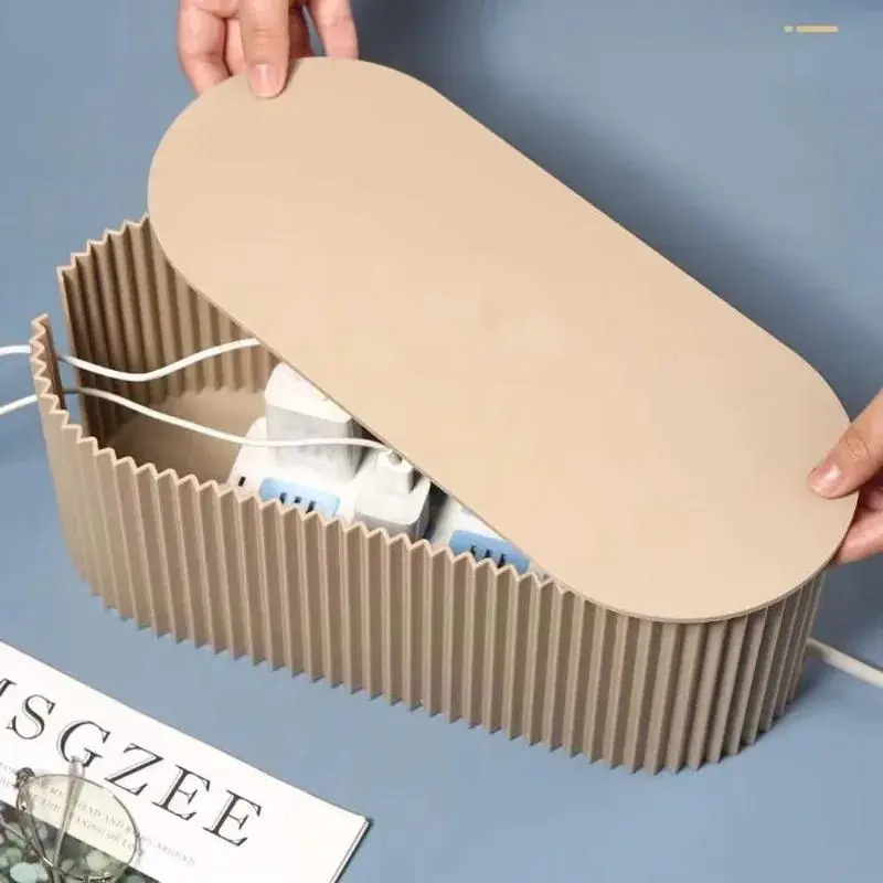 Plug-in Board Storage Box Data Cable Socket Plug-in Power Cable Organizer Wiring Board Concentrator Artifact Wire Storage Boxes