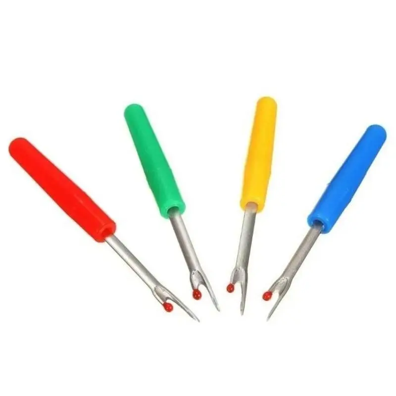 4 Pack Plastic Handle Seam Ripper Thread Cutter Sewing Tools Colorful Useful Home Handmade Sewing Supplies Tools Accessories
