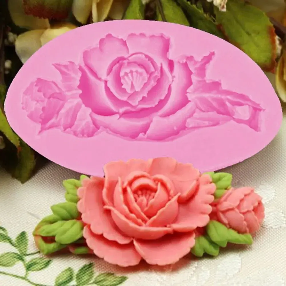 Creative Handmade DIY Craft Silicone Mold Single Mini Flower Fondant Mold Silicone Sugar Craft Molds Accessories Supplies Tools