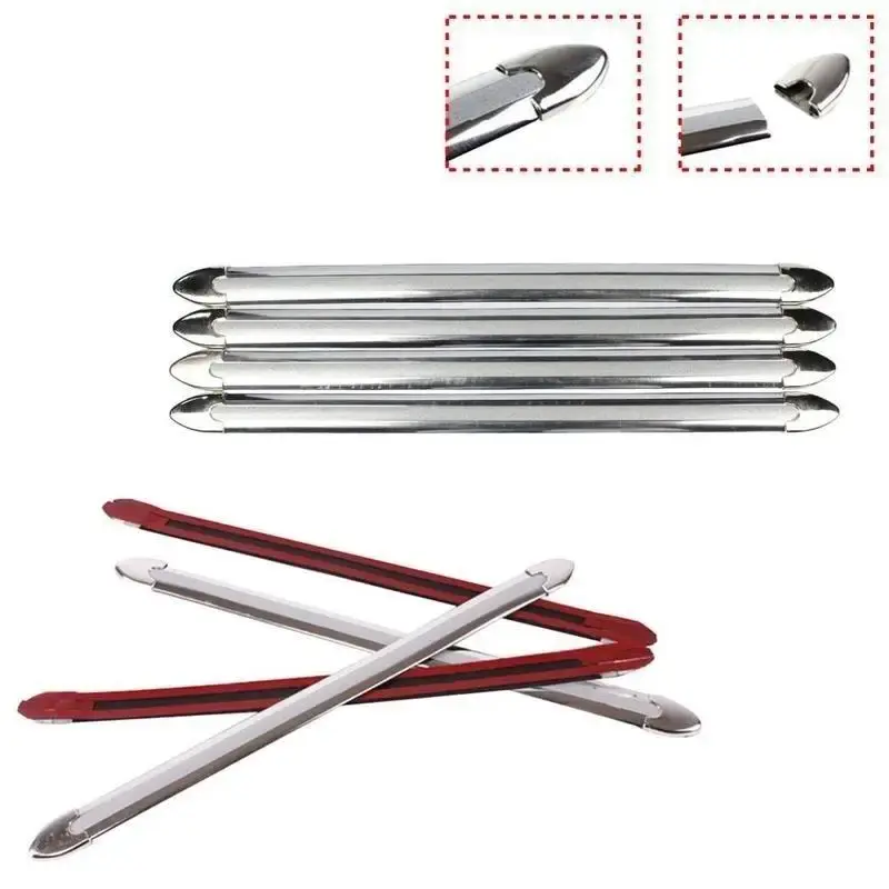 New 4PCS Car Anti-collision Protection Decoration Strip Universal Front Rear Bumper Corner Protector Guard Car Accessories