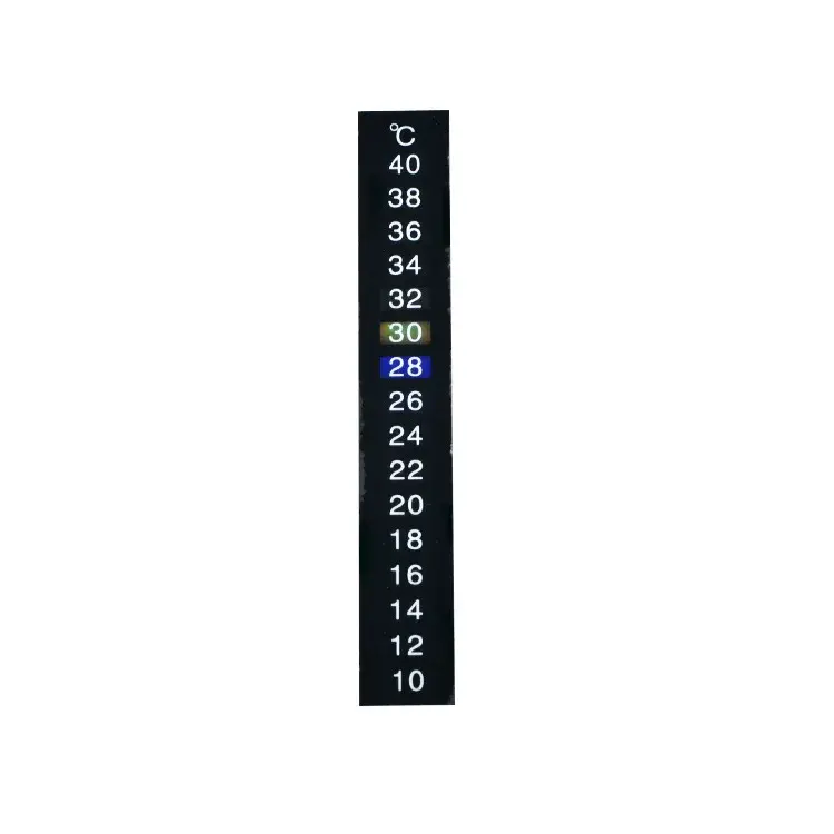 Fish Tank Temperature Sticker LCD Temperature Sensing 10-40 ℃ Fish Tank Water Temperature Measurement Patch Aquarium Tool 2025