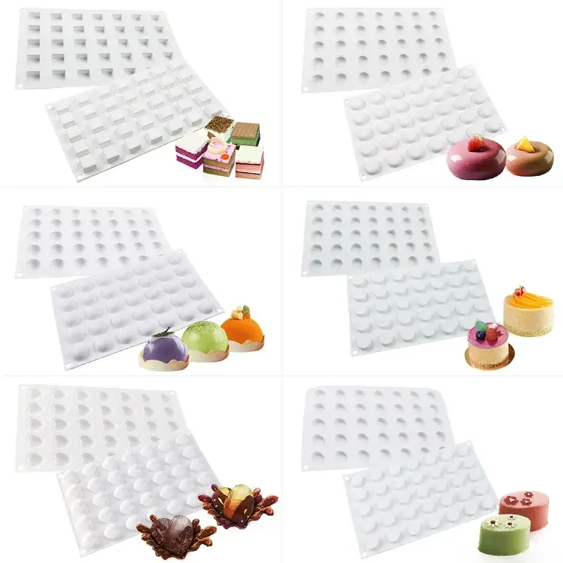 Handmade Creative Round Mousse Cake Silicone Mould Dessert Chocolate Cookie Baking Mould Baking Tools For Cakes Accessories