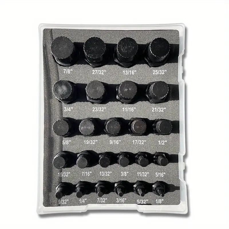 New Screw Extractor Set Hex Head Multi-Spline Easy Out Bolt Extractor Set For Removing Stripped Rounded Damaged Broken Screws