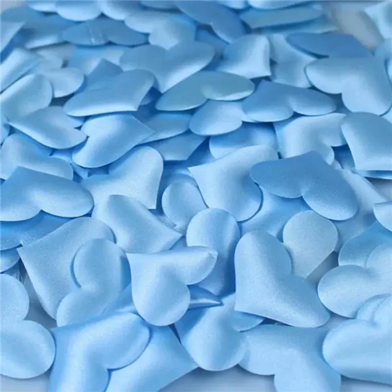 100pcs/bag Heart Shaped Petals Wedding Valentines Day Toss Table Decorations Birthday Decorations