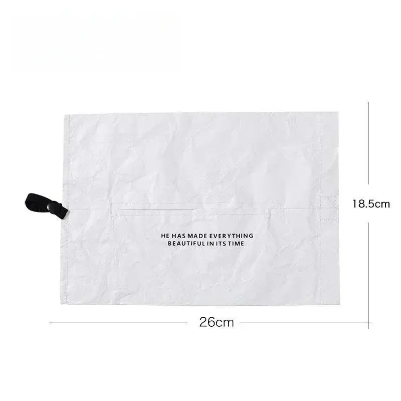 New Car Tissue Bag Luxurious And Lightweight Hanging Paper Bag Paper Tissue Box Waterproof For Car Use Interior Accessories