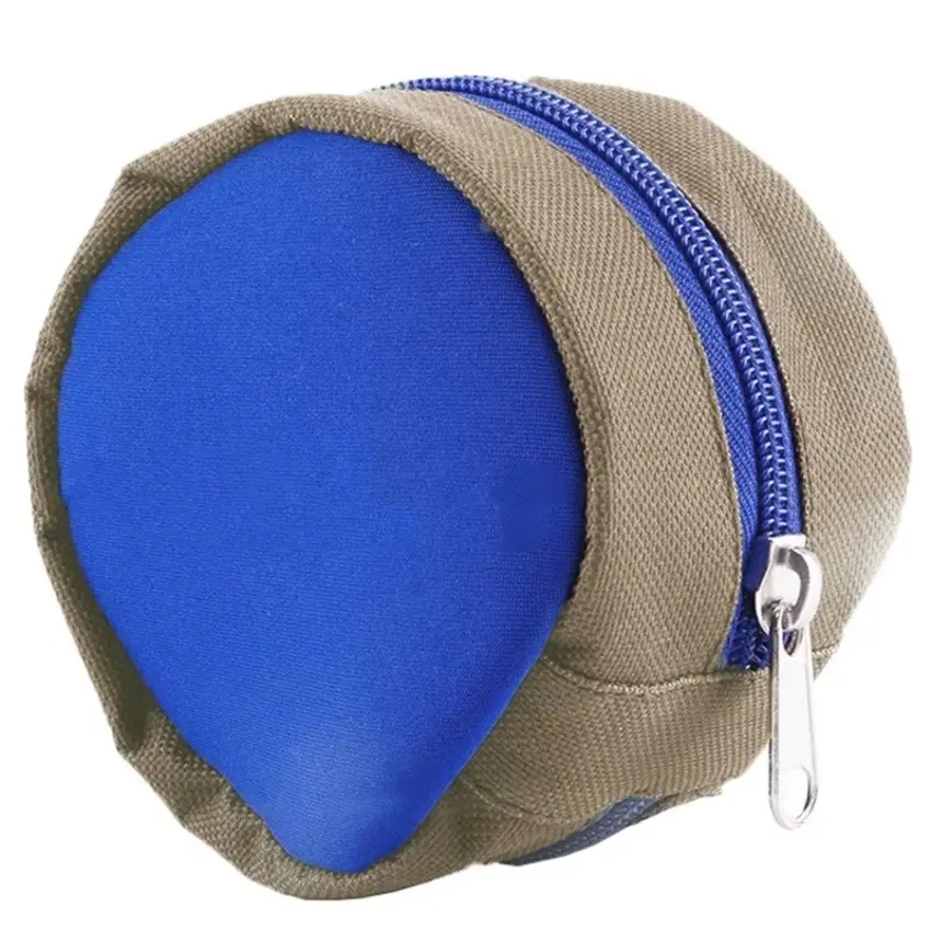1 Pcs New Fly Fishing Storage Zippered Reel Pouch Sponge Cover Protective Bag Case Suitable Outdoor Fishing Tools