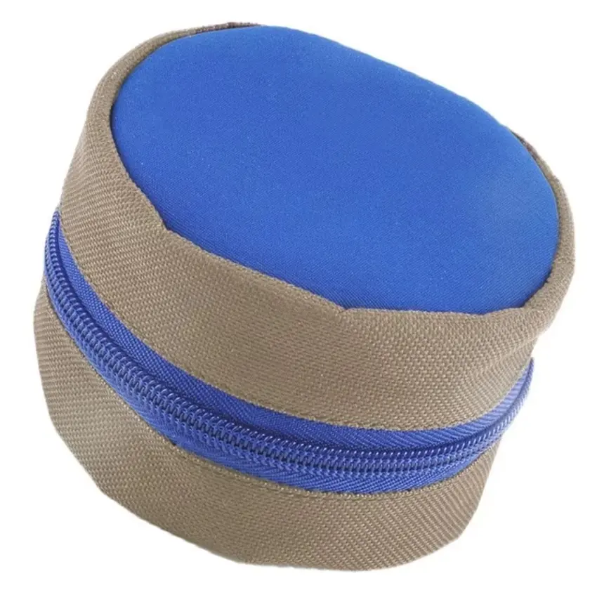 1 Pcs New Fly Fishing Storage Zippered Reel Pouch Sponge Cover Protective Bag Case Suitable Outdoor Fishing Tools