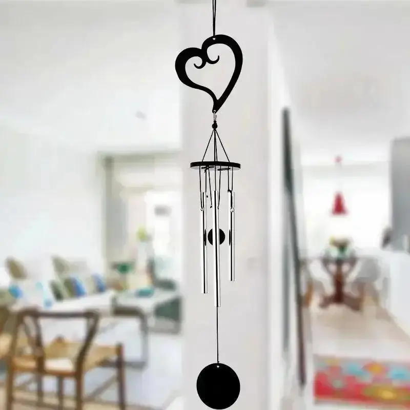 Creative Gifts Home Decoration Hollow Iron Craft Wind Chime Novelty Metal Pendant Bedroom Crafts Hanging Gift Room Accessories