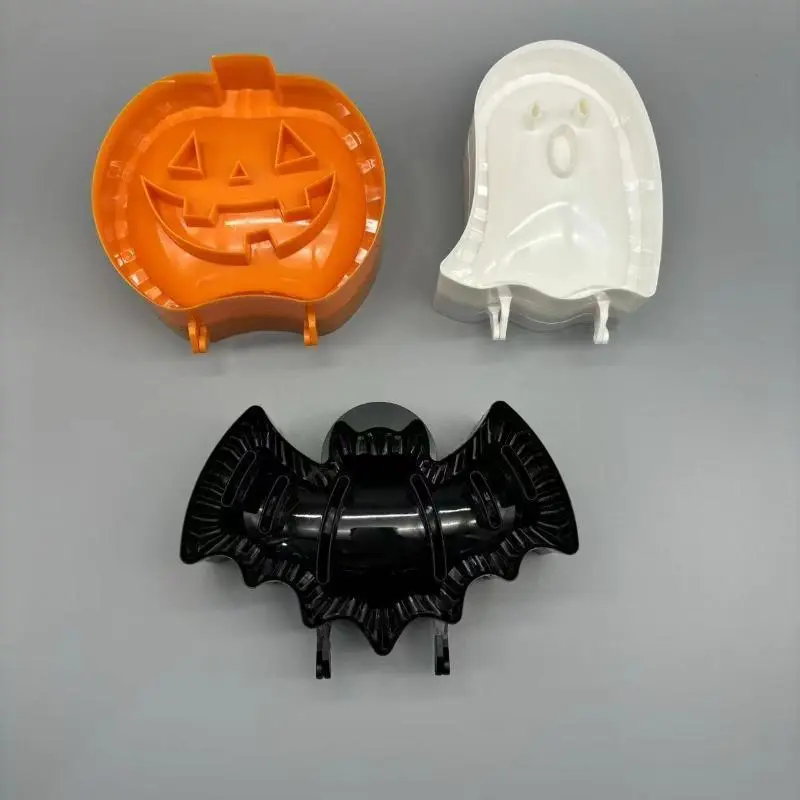 Creative 3Pcs New Halloween Baking Hand Molds Dough Presser Pocket Pie Molds Hand Pie Press Mold Maker Pumpkin Ghost Bat Shaped