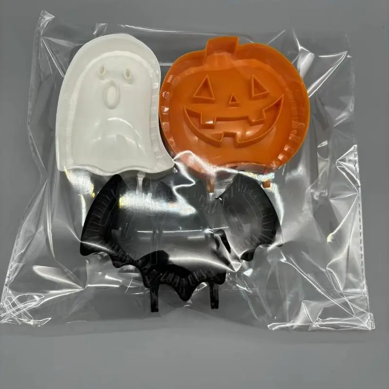 Creative 3Pcs New Halloween Baking Hand Molds Dough Presser Pocket Pie Molds Hand Pie Press Mold Maker Pumpkin Ghost Bat Shaped