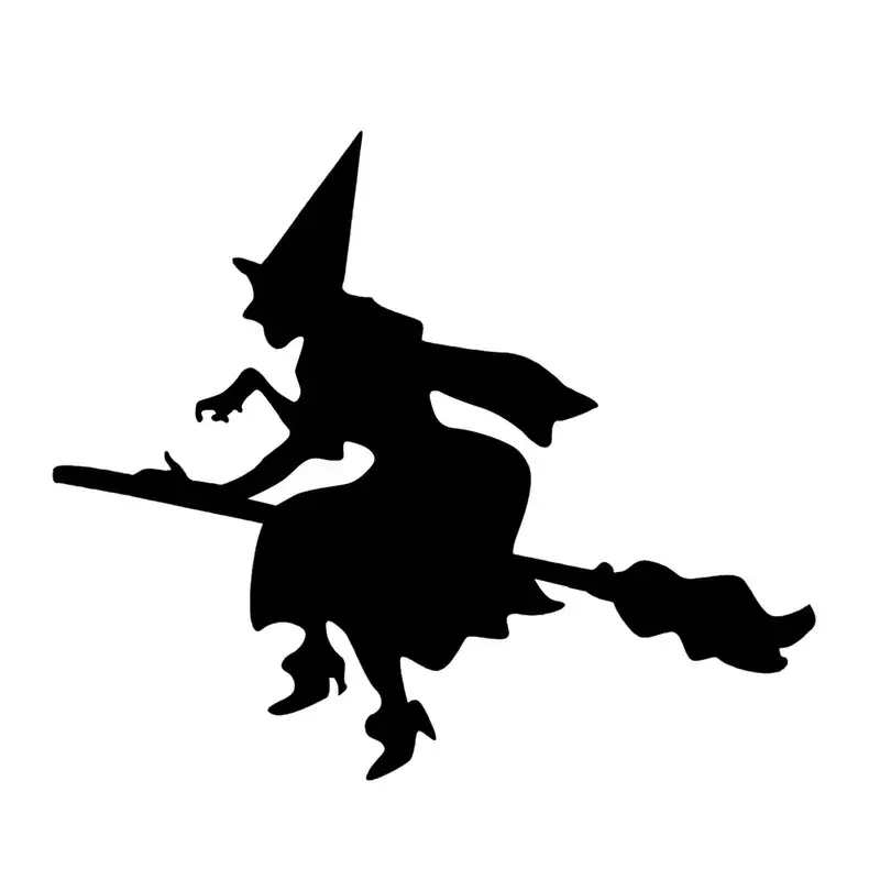 Creative Halloween Scary Witch Ghost Horror Door Window Decoration Sticker Party Supplies Window Decor Static PVC Wall Stickers