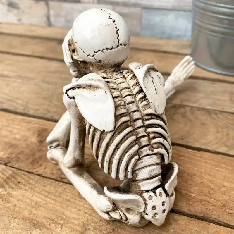 New Skull Simulation Halloween Decoration Graduation Season Decorations Family Decorations Scary Cabin Halloween Decorative