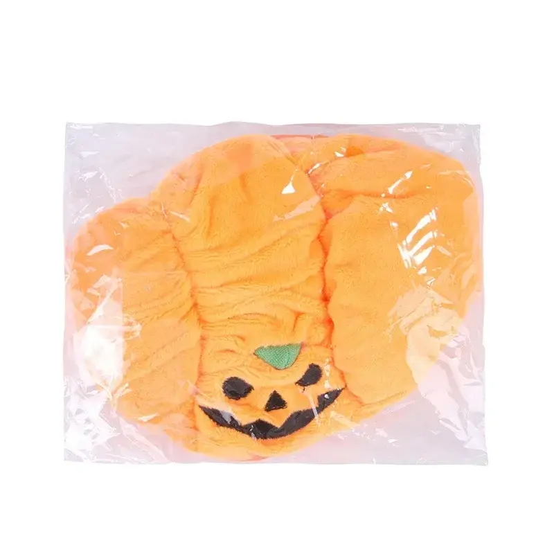 New Creative Halloween Pet Cat Dog Pumpkin Hat Halloween Ghost Day Decorative Supplies Small Medium And Large Dogs Headgear