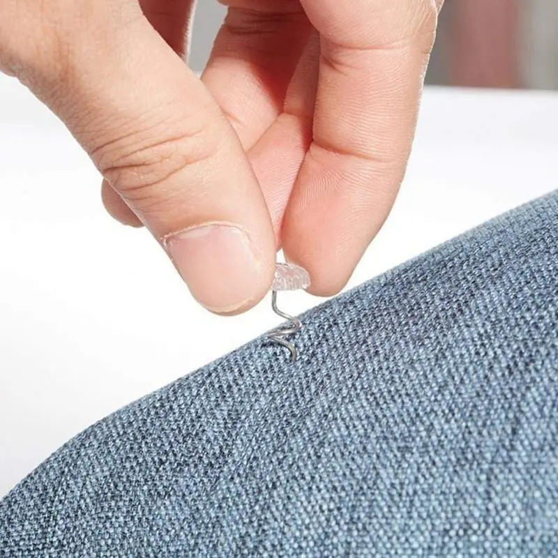 New 50PCS/Box Pins Sofa Rotates And Fixes Twisted Nails With Fixed Quilt Bed Sheets Anti-slip Buckle Home Supplies