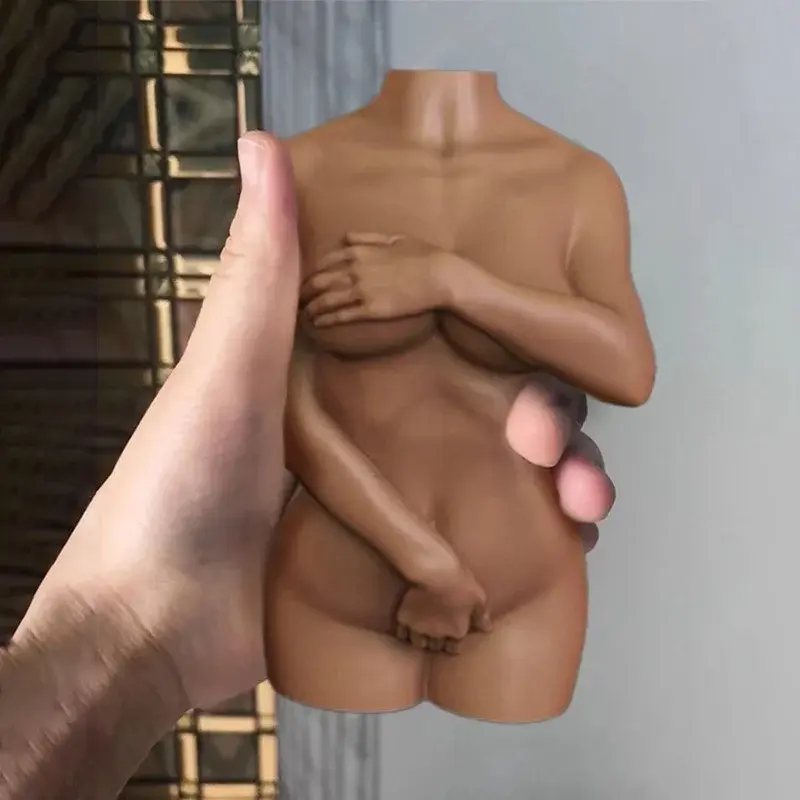 New Shy Man Holding Hands Lady 3D Candle Silicone Mold Pregnant Woman Soap Home Decoration Products