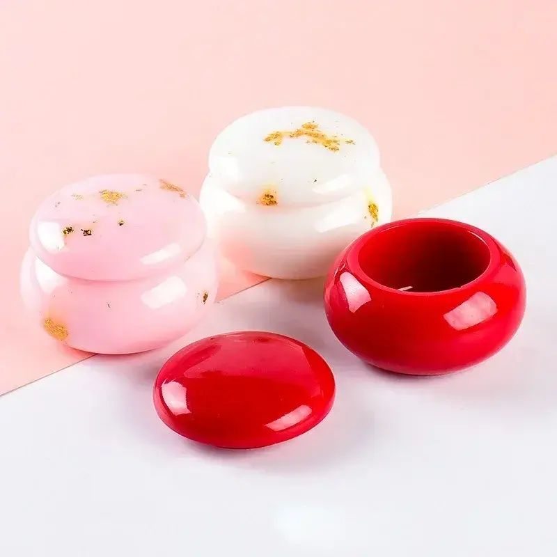 New Handmade Creative Transparent Silicone Mold Resin Decoration Crafts DIY Storage Tank Mold Epoxy Resin Jewelry Silicone Mold