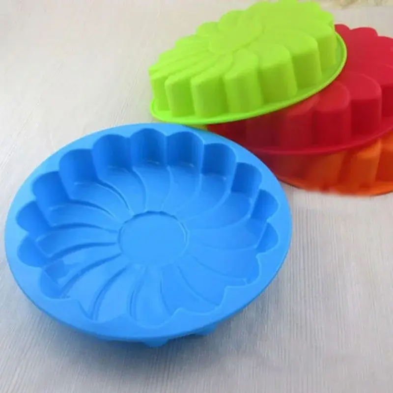 Creative Kitchen Baking Handmade 3D Silicone Cake Molds DIY Sunflower Baking Dish Bakeware Dessert Pastry Cake Decor Accessories