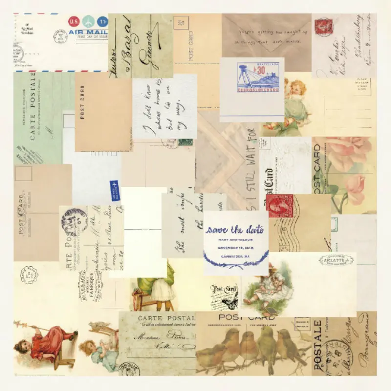 60 Pcs Ins Style Creative Small Fresh Collage Retro Memo Basic Diary Material Paper Scrapbook Suitable Home Paper Sticker