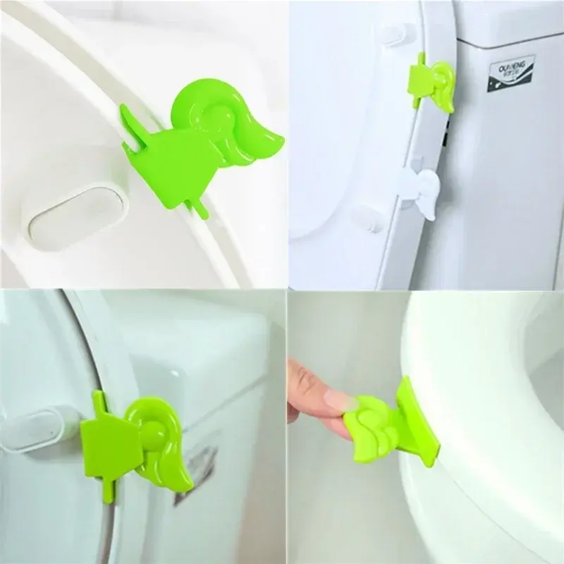 Creative 1Pcs Portable Hygienic Toilet Seat Lifter Toilet Seat Lift Handle For Easy Use (Random Colors) Bathroom Accessories