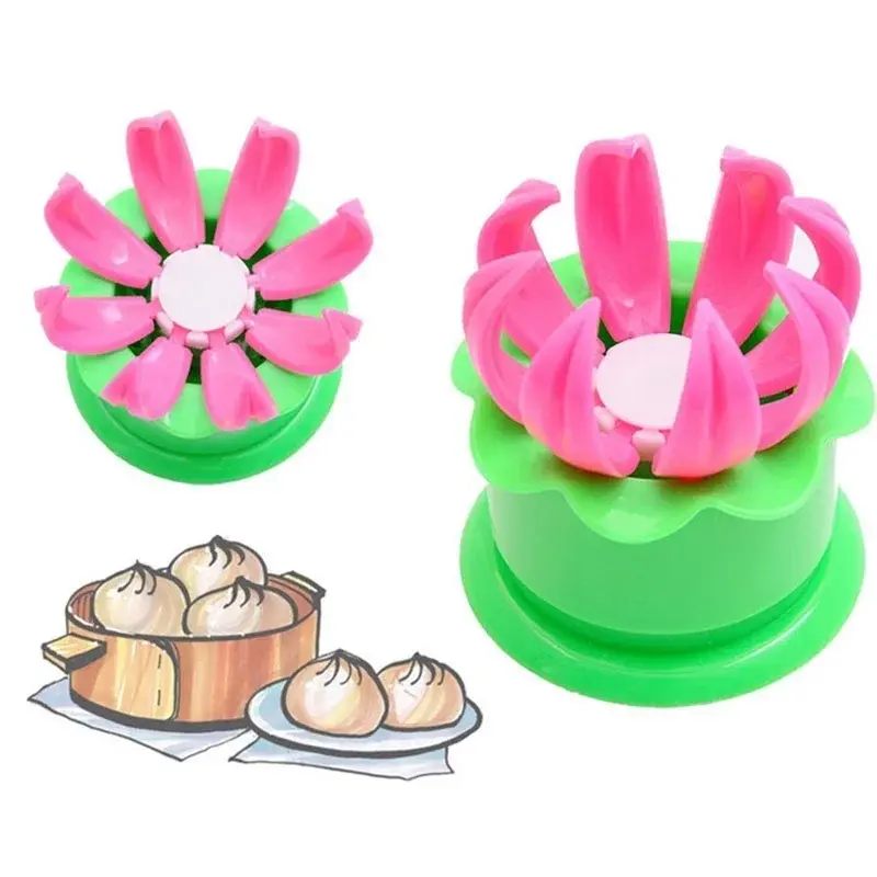 2025 New Pastry Pie Steam Bun Dumpling Maker Mold Mould Diy Tool Steamed Stuffed Bun Kitchen Cooking Tool Random