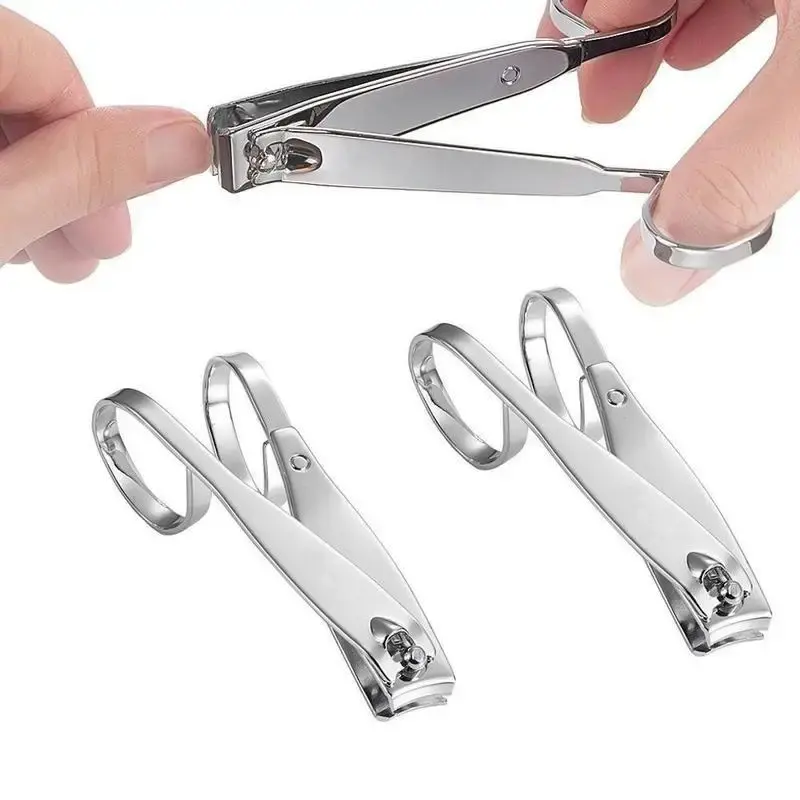 2pcs 7.5 * 2.3cm Creative High Quality  Nail Cutter Carbon Steel Professional Nail Cutter