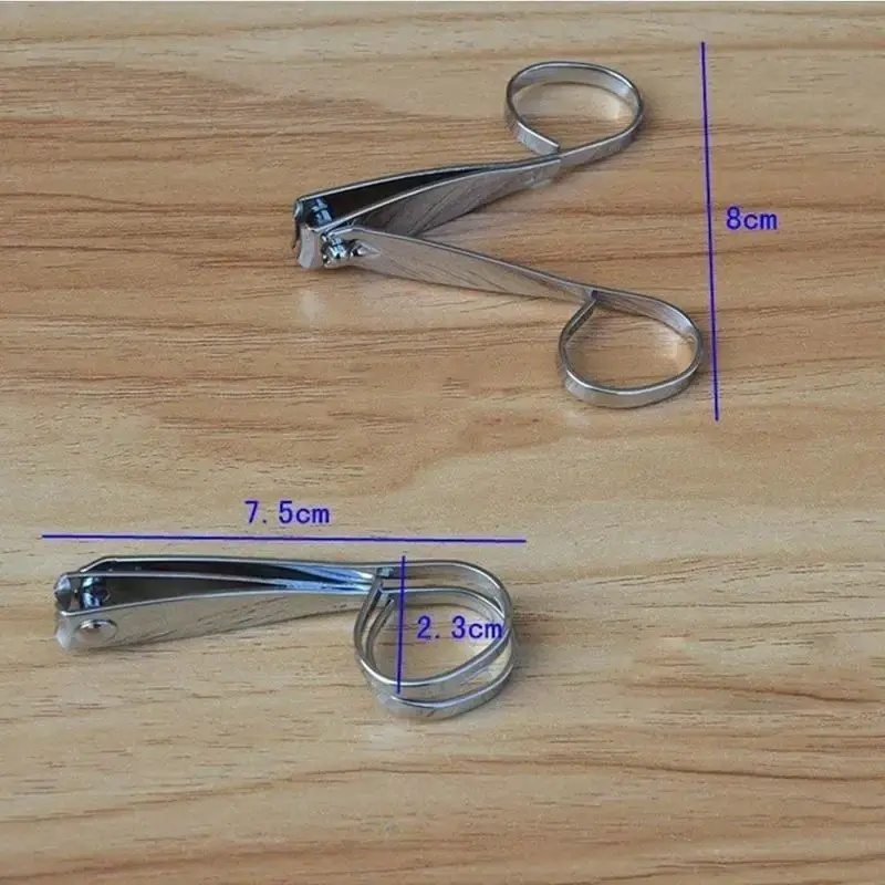 2pcs 7.5 * 2.3cm Creative High Quality  Nail Cutter Carbon Steel Professional Nail Cutter
