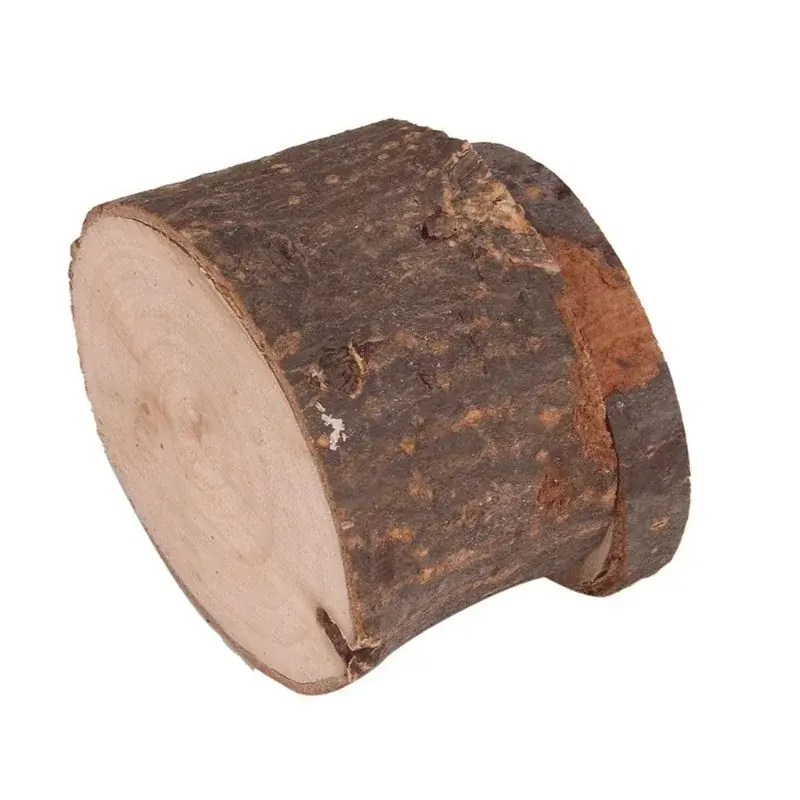 Concise Vintage Hessian Rustic Wedding Gifts Wood Ring Holder Ring Pillow Box Wooden Photography Props For Wedding Accessories