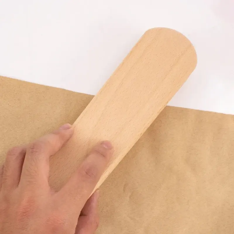Multi-Purpose Beech Wooden Tailors Clapper Professional Double Sided Pressing Pad for Quilting Sewing Ironing Fabric Accessories