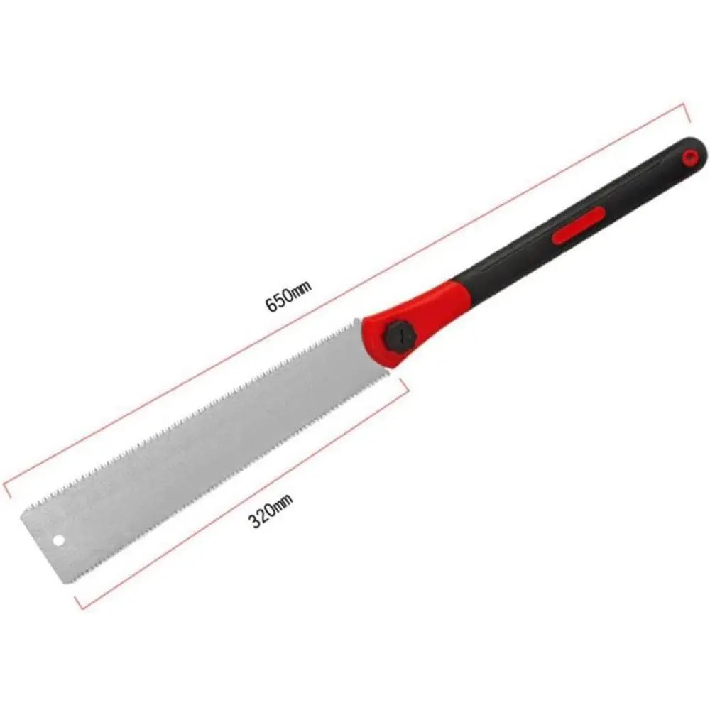 32cm Double Edge Hand Saw Japanese Ryoba Saw Double Edge Pull Saw Interchangeable Flush Cut Saw Flexible Blade Hand Saw Tools
