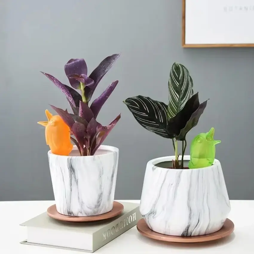 1Pcs Automatic Watering Device Lazy Self-Water Drip Irrigation Indoor Flower Plant Spike Dripper Garden Watering Tools Cute Bird