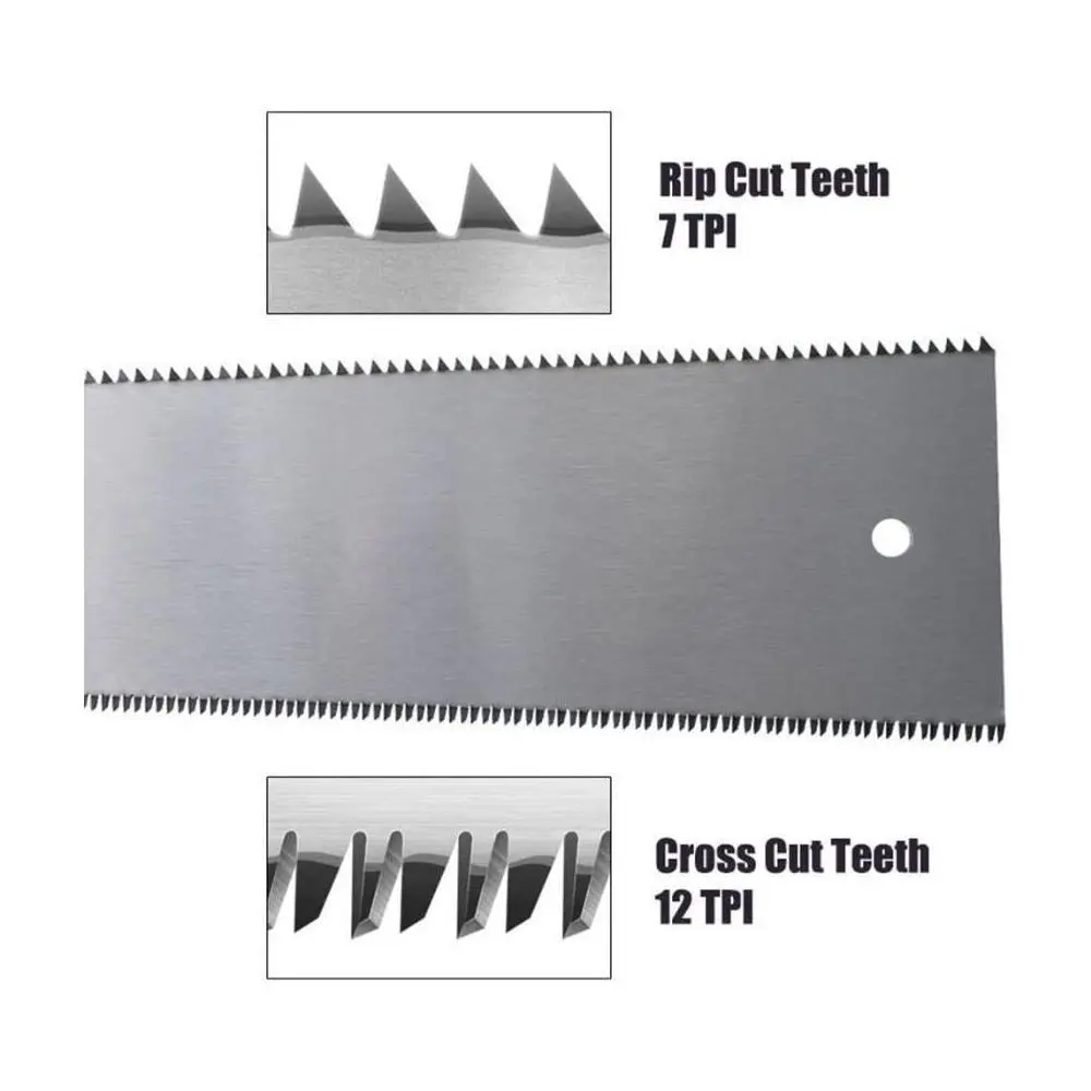 32cm Double Edge Hand Saw Japanese Ryoba Saw Double Edge Pull Saw Interchangeable Flush Cut Saw Flexible Blade Hand Saw Tools