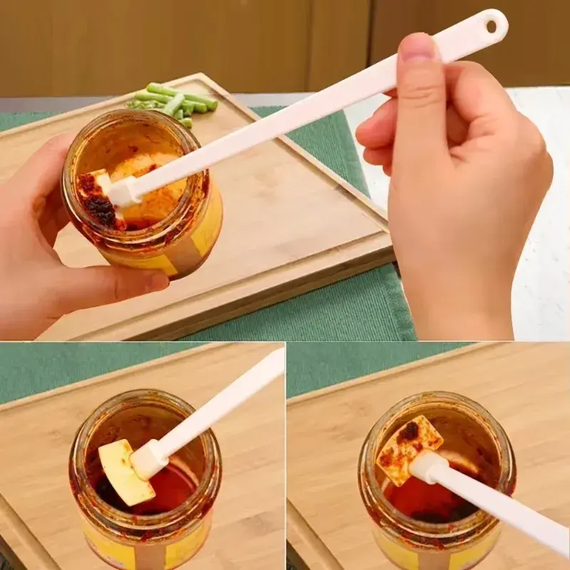 Long Handle Model Baking Scraper Tool 2025 Silicone Pastry Long Bottle Scraper Batter Spatula Jam Ketchup Cake
