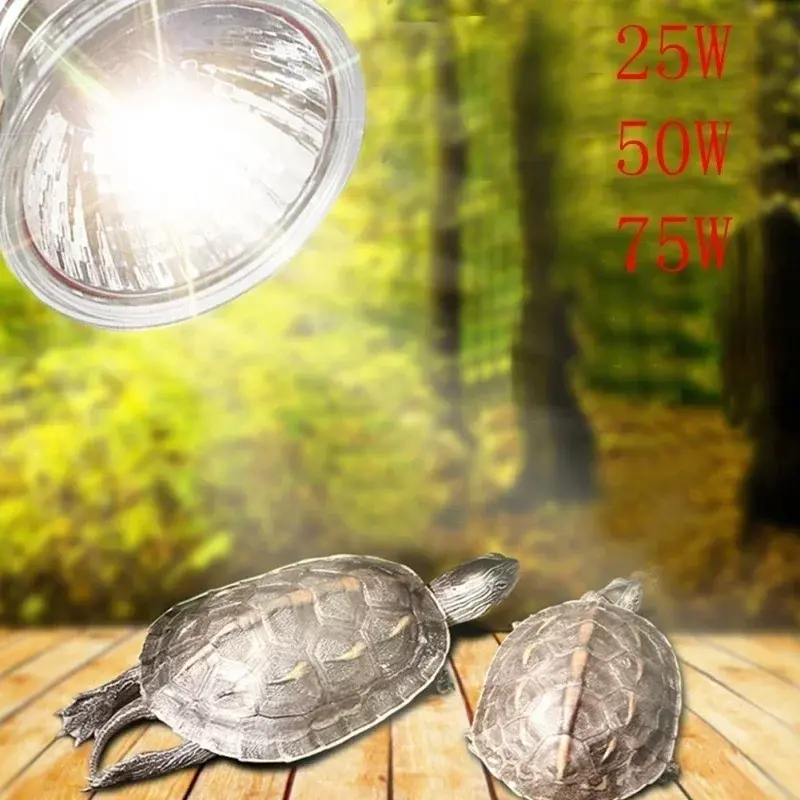 1Pc Pet Heating and Insulation Lamp Turtle Sun Drying Back Lamp Physical Therapy Brooding Crawling Pet Breeding Fluorescent Lamp