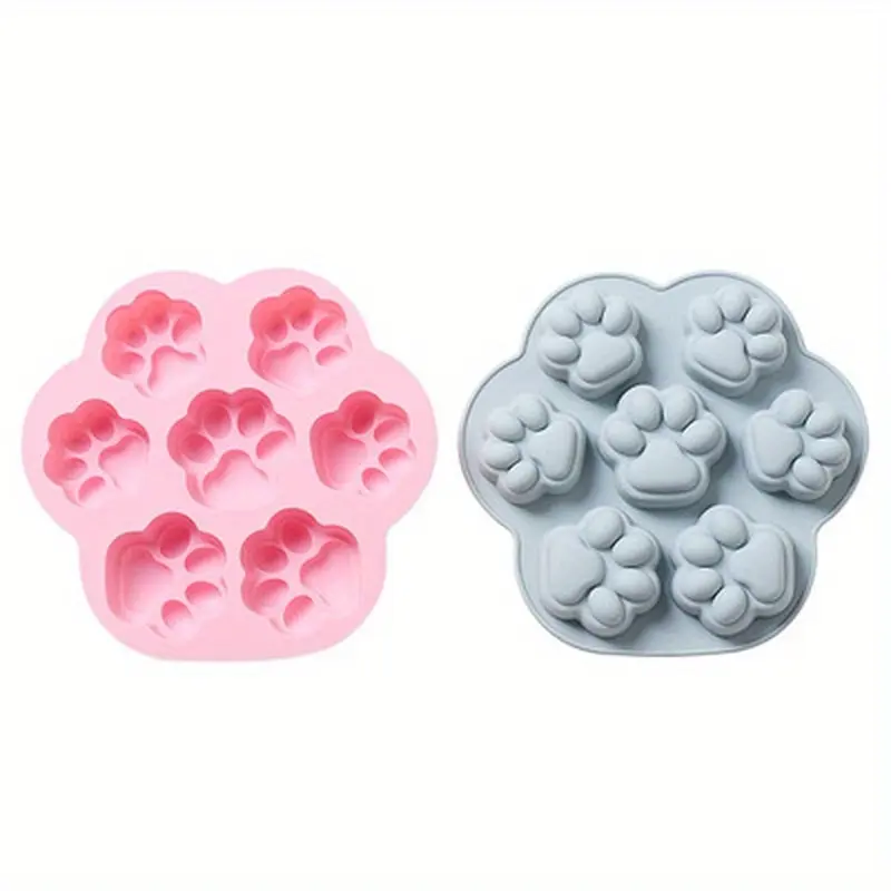 Creative Design Cat Paw Molds Lovely Cartoon Cat Paw Silicone Moulds Children Brithday Cake Decorating Tool Kitchen Baking Mould