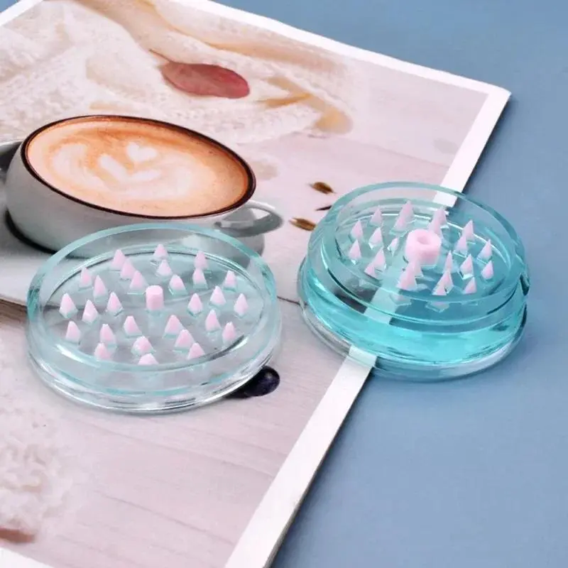 New Crystal Epoxy Resin Mold Tobacco Grinder Leaf Herbal Herb Smoke Spice Crusher Silicone Mould DIY Crafts Polymer Clay Making