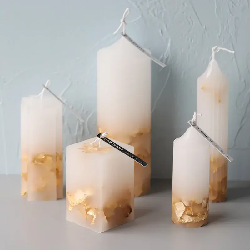 New 1 Bottles Gold Foil Of The Candle 2g Wax Foil Handmade Candles Creative Scented Candles DIY Materials Mousse Foil Decoration