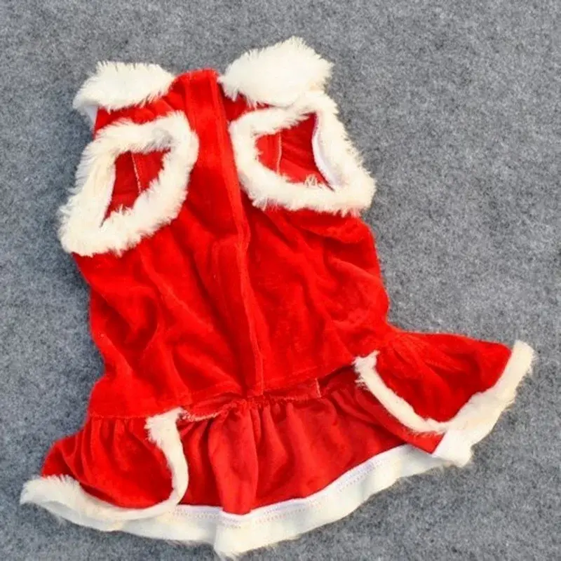 Puppy Christmas Skirt Christmas Decoration Elderly Clothes Pet Clothing Dog Winter Skirt Pet Clothing