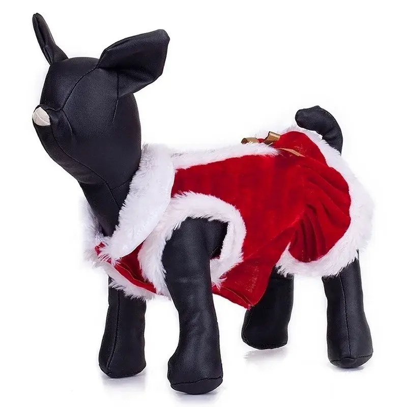 Puppy Christmas Skirt Christmas Decoration Elderly Clothes Pet Clothing Dog Winter Skirt Pet Clothing